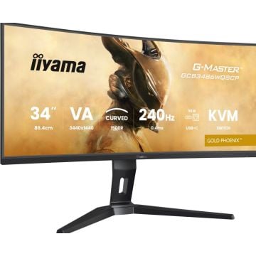 iiyama G-Master GCB3486WQSCP-B1 Golden Phoenix - Curved Gaming Monitor