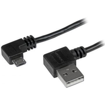 StarTech.com Micro-USB kabel met rechts haakse connectors - 1m