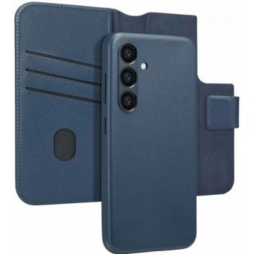 Accezz Leather Bookcase 2-in-1 met MagSafe Samsung Galaxy S24 - Nightfall Blue