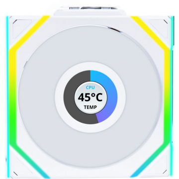Lian Li UNI FAN SL Wireless LCD White - Ventilator