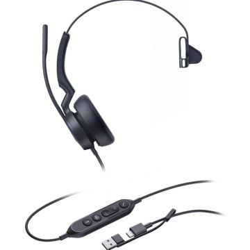 Yealink UH46 Mono Teams USB-C/A - headset