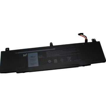 BTI - Batterij voor laptopcomputer (gelijk aan: Dell TDW5P, Dell V9XD7, Dell 0V9XD7, Dell 4RRR3, Dell 04RRR3, Dell JFWX7, Dell 0JFWX7)