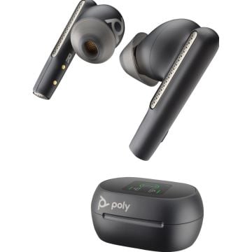 Hp Poly Voyager Free 60+ UC-M Carbon Black Earbuds - Draadloze oordopjes