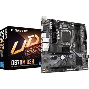 GIGABYTE Q670M D3H (Q670,S1700,mATX,DDR5)