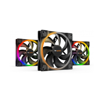 be quiet! Light Wings 120mm PWM High-Speed Triple Pack Black - Ventilator