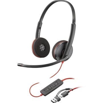 Poly Blackwire 3220 - USB-C, USB-A