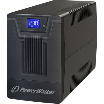 PowerWalker VI 1000 SCL, Line-interactive, 1 kVA, 600 W, Sinus, 162 V, 290 V