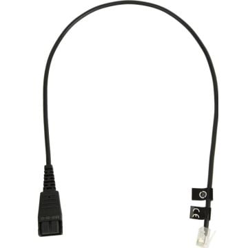 Jabra QD cord naar RJ10 - Kabel voor headset