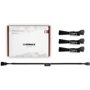 Noctua NA-SEC1.chromax.black - Verlengkabel voor ventilatorstroom