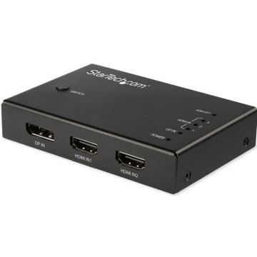 StarTech.com 4 Port HDMI Video Switch - 3x HDMI & 1x DisplayPort