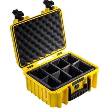 B&W yellow incl. Padded Divider