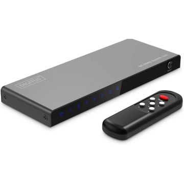 DIGITUS HDMI Switch, 5x1 8K/60Hz HDR, HDCP 2.3