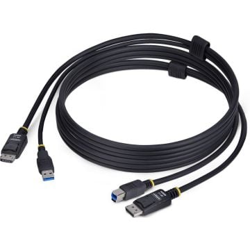StarTech.com 6ft (1.8m) DisplayPort and USB 5Gbps KVM Cable - Toetsenbord  video  muis (TVM) kabel