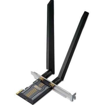 NIC TP-Link Wi-Fi 7 BE6500 Archer TBE400E Bluetooth PCI Express Adapter, MU-MIMO, OFDMA