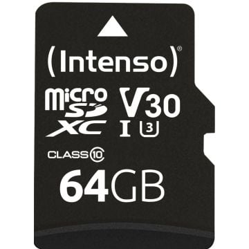 Intenso Micro SD Card 64GB UHS-I Professional