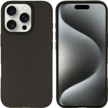 Accezz Color Backcover iPhone 16 Pro - Zwart