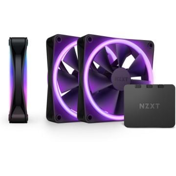 NZXT F120 RGB Duo Black Triple Pack - Ventilator