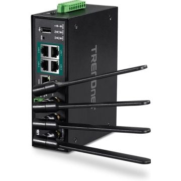 TRENDnet Industrial AC1200 Wireless Gigabit PoE+ Router
