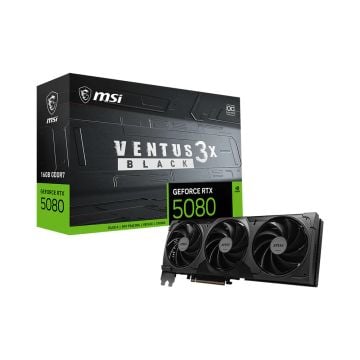 MSI GeForce RTX 5080 VENTUS 3X OC BLACK - Videokaart