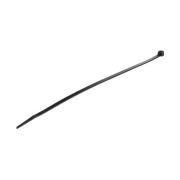 StarTech.com 10"(25cm) Cable Ties, 18"(4mm) wide, 2-58"(68mm) Bundle Diameter, 50lb(22kg) Tensile Strength, Nylon Self Locking Zip Ties wCurved Tip, 94V-2UL Listed, 1000 Pack, Black - Nylon 66 Plastic