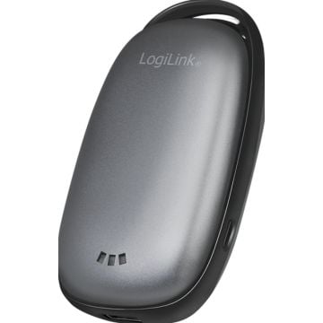 LogiLink Powerbank 4000mAh,1xUSB-A, Handwärmer,metallgrau