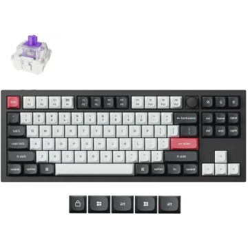 Keychron Q3 HE 80% Carbon Black - Toetsenbord
