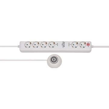 stekker omlijsting ECO-Line stekkerdoos 6lade 1,5m 2 perman