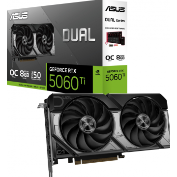 ASUS DUAL RTX 5060 Ti 8GB OC Edition - Videokaart