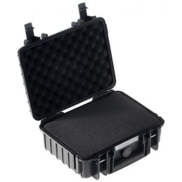 B&W black incl. pre-cut foam