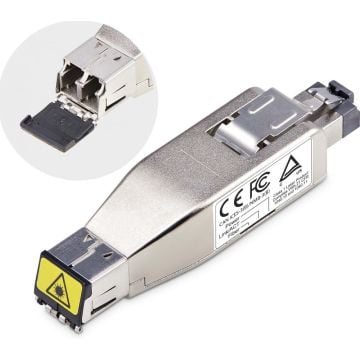 StarTech.com Gigabit Fiber to RJ45 Ethernet Media Converter, Micro Mini - Glasvezel mediaconverter