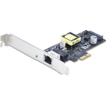 StarTech.com 1-Port 2.5Gbps NBASE-T PoE Network Card, Intel I225-V, 802.3afat PoE+ Multi-Gigabit NIC, PCI Express Server LAN Card, SATA Powered Desktop Ethernet Interface - Supports Windows, Linux, VMware ESXI (PR12GIP-NETWORK-CARD)