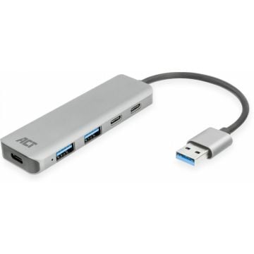 ACT AC6125 - USB‑A hub 3.0 2×USB‑A + 2×USB‑C