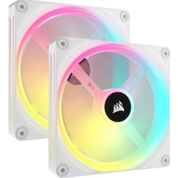 CORSAIR iCUE LINK QX140 RGB PWM Starter Kit White - Ventilator