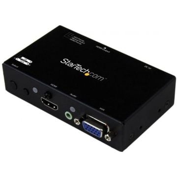 StarTech.com 2x1 HDMI + VGA naar HDMI converter switch met automatische en prioriteitsomschakeling – 1080p - Video/audio-schakelaar