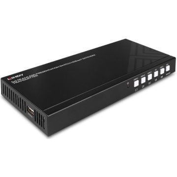 Lindy Extender Transmitter mit HDMI,DP,Typ-C Inputs HDBaseT