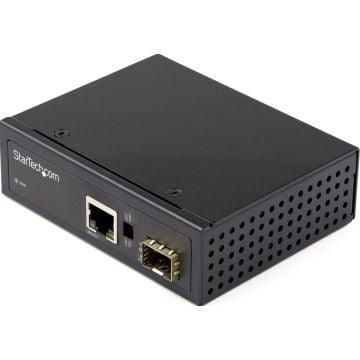 StarTech.com Industrial Glasvezel naar Ethernet Media Converter - 1Gbps SFP naar RJ45 CAT6 Netwerk