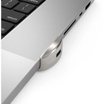 Compulocks Ledge Lock Adapter for MacBook Air 13" M2-M4 Silver - Beveiligingsadapter slotsleuf