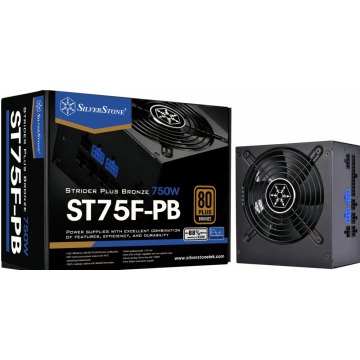 Silverstone ST75F-PB - Voeding