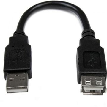 StarTech.com 15cm USB 2.0 Verlengkabel A naar A - M/F