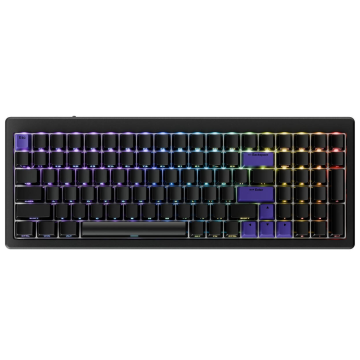 Ducky Cushion 98, 96%, US-layout, Shush Red switches Mat zwart - Toetsenbord