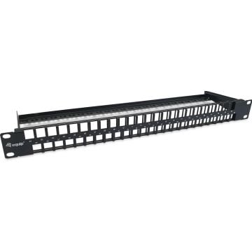 Equip 19"" Keystone Patchpanel Cat6 48x RJ45 1HE