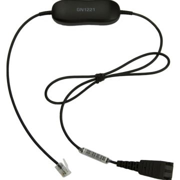 Jabra 88007-99 QD kabel met Sound Limiter - Kabel voor telefoonhoorn