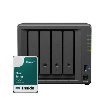 Synology DS925+ 4Bay 16TB NAS met 4x 4TB Synology Plus HDD - NAS-server