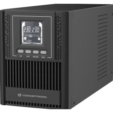 CONCEPTRONIC ZEUS USV 1000VA 900W Online UPS,IEC EPO Port