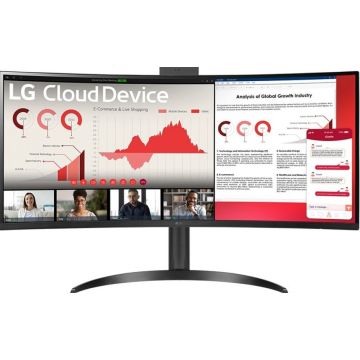 LG 34" 34CR651W-BP WQHD Curved Intel Pentium 8GB 256GB SSD