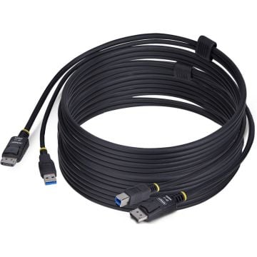 StarTech.com 10ft (3m) DisplayPort and USB 5Gbps KVM Cable - Toetsenbord  video  muis (TVM) kabel