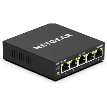 NETGEAR 5-poorts Gigabit Plus Switch (GS305E) - intelligent
