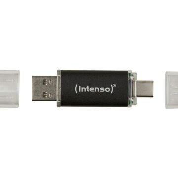 Stick Intenso 512GB USB-A + USB-C black Twist Line