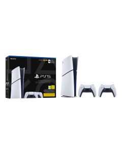 Sony PlayStation 5 Slim Digital Edition 825GB + Twee DualSense Draadloze Controllers - Console