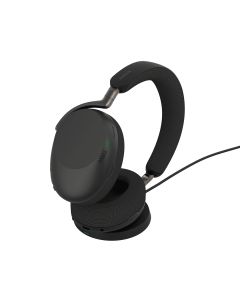 Jabra Evolve3 85 MS Stereo (Link390a) Black + Oplaadstandaard - Headset